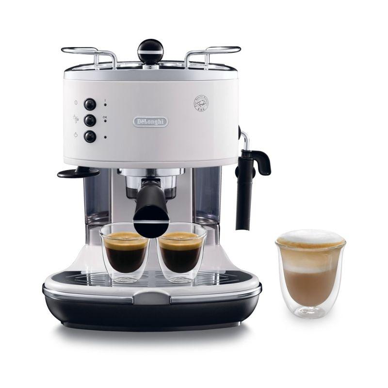 Delonghi Weiß Eco 311.W Espressomaschine Mit Flacher Oberfläche, 1,4 L, Handbuch - Bild 5