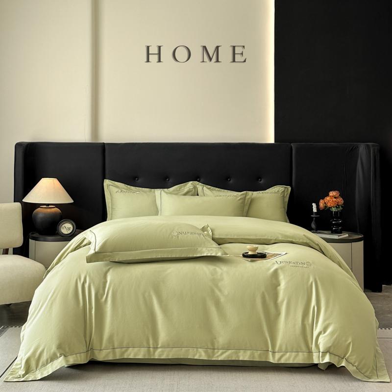 A-Class All Cotton Long Staple Cotton Thickened Brushed Four-Piece Set