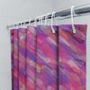 Modern Pink Bathroom Shower Curtain Set Watercolor Print With Rod Holders For Bathtub Decoration Decorations In Home Garden