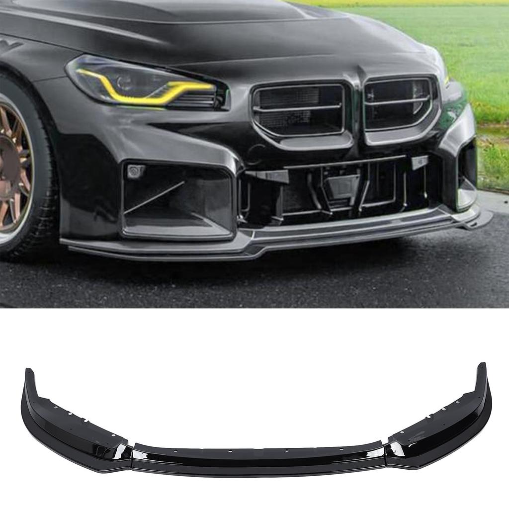 3Pcs Front Bumper Lip Spoiler Splitter Sporty   Front Lip Spoiler Splitter Protector for 2 Series M2 G87 2023 and Later