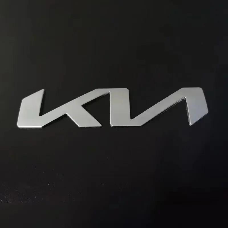 KN ABS Car Front Logo Sticker For New Kia Rear Bumper Tail Door Trunk Sticker Car Rear Emblem Sticker Styling Accessories
