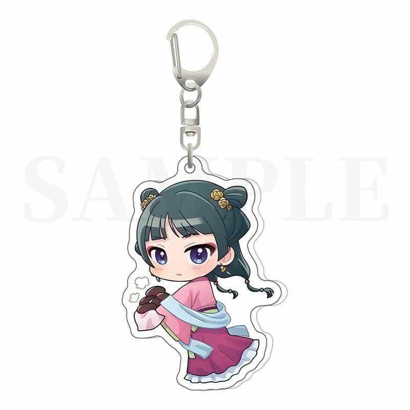 

6CM Anime The Apothecary Diaries Kusuriya No Hitorigoto Keychain Acrylic Figure Maomao Gao Shun Li Bai Cosplay Key Chain 6 cm
