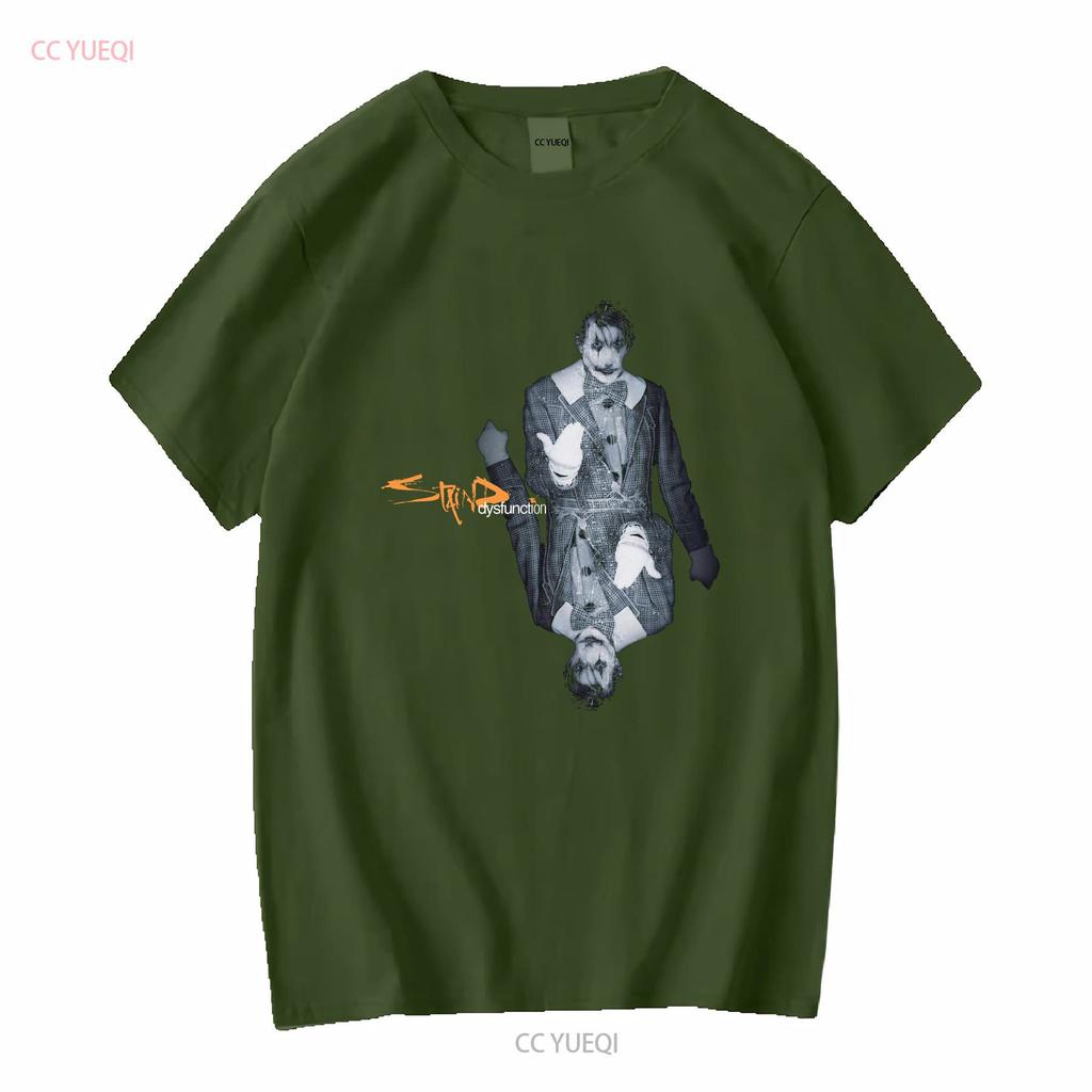 Staind Dysfunction T-Shirt Baumwolle Schwarz Unisex Alle Größen S Bis 5XL Be131 Vintage Gewaschen Mode Vielseitiges Oberteil Für Den Alltag