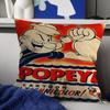 Anime PPopeye The Sailor Pillow Cushion Cover Pillowcase Living Room Sofa Home Decor Customized