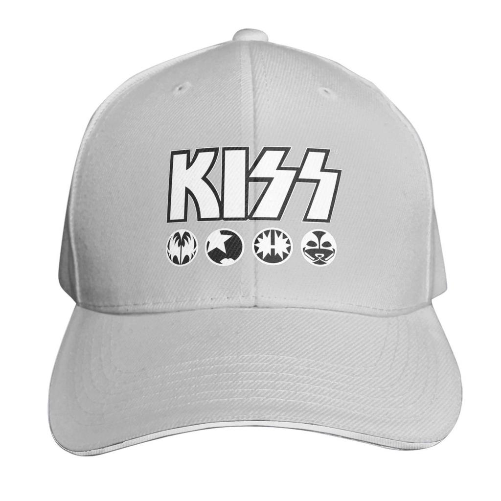 Kiss Rock Band Logo Cap Fashion Casual Baseball Caps Adjustable Hat Hip Hop Summer Unisex Baseball Hats
