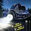 Led Headlamp Fishing Head Lamp Zoom Lamp Waterproof Super Bright Camping Light Powerful USB Rechargeable Work High Lumen Torch