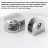 Glass Shelf Diecast Modern Simple Style Adjustable Nonslip Moistureproof Bathroom Cabinet Clamp Bracket Holder Hardware