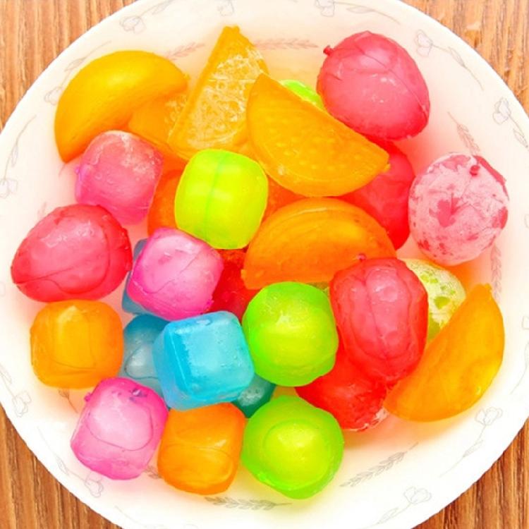 6 Pcs Plastic Cooling Ice Cubes Non-Melting Washable Ice Cubes for Gatherings