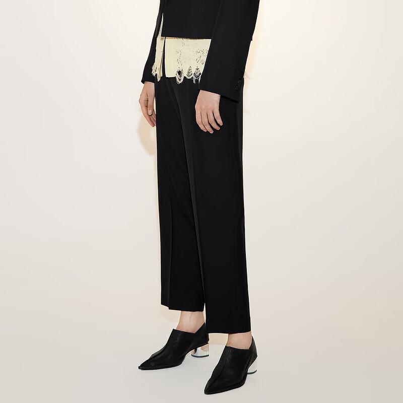 LESS 2023 Spring Tapered Cropped Commuter Pants