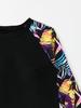 2026 Plus Size High-Waisted Long Sleeve Tankini Swimsuit for Women