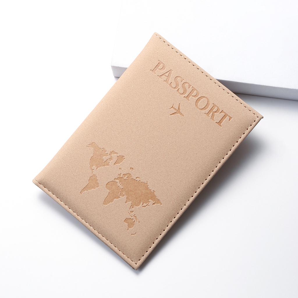 Vintage RFID Passport Cover for Women & Men - Multi- PU Leather Wallet Case with ID/Bank Card Slots, Travel Accessory