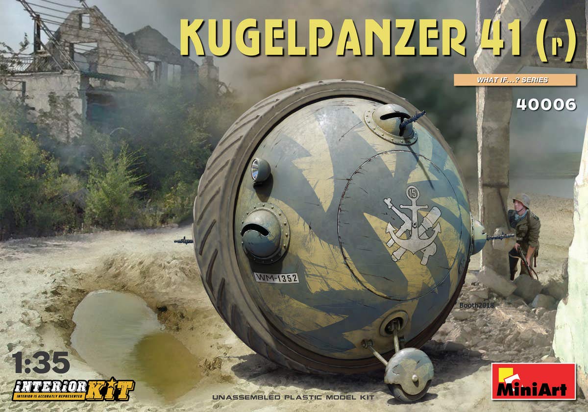 

MiniArt Interior Kit Series WWII German Kugelpanzer Full Interior Kit Plastic Model Kit MA40006 1/35 41(r) серый