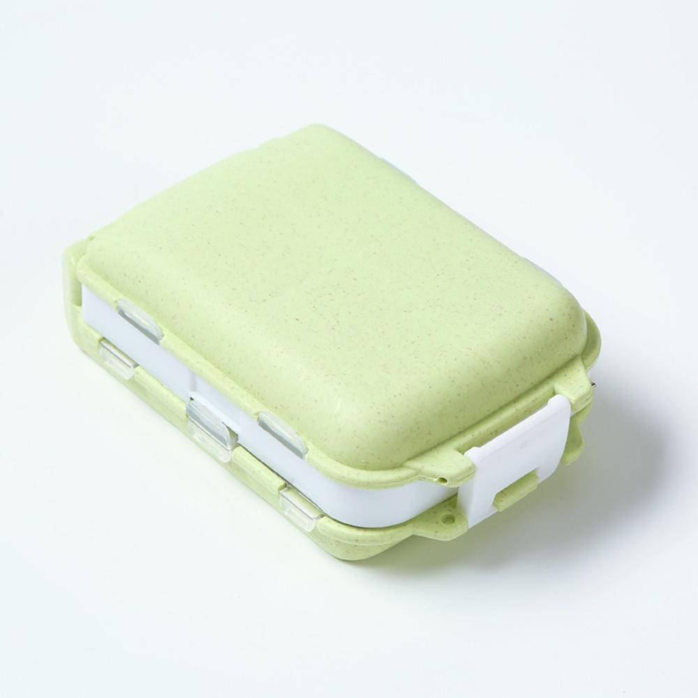 

New Hot Mini Premuim Portable Travel 7 Days 8 Grids Pill Box Cases Container Organizer Storage for Vitamin Medicine Fish Oils