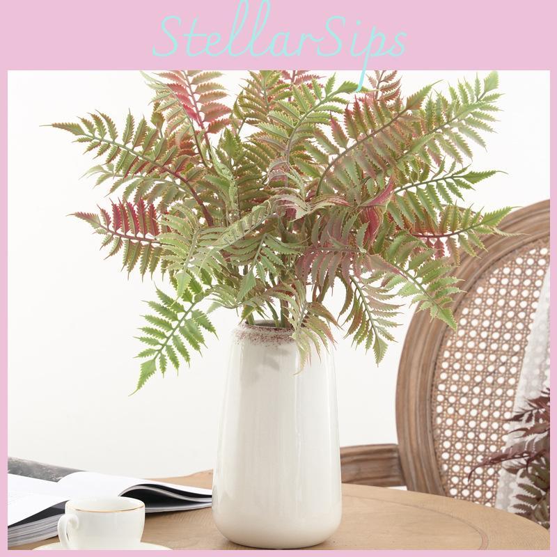 Leaf Artificial Fern Decor With Durable Material Indoor Home Scene Photography