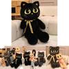 Brinquedo de Pelúcia de Gato Fofo Com Enchimento de Algodão PP Macio Para Decoração e Conforto do Quarto das Crianças
