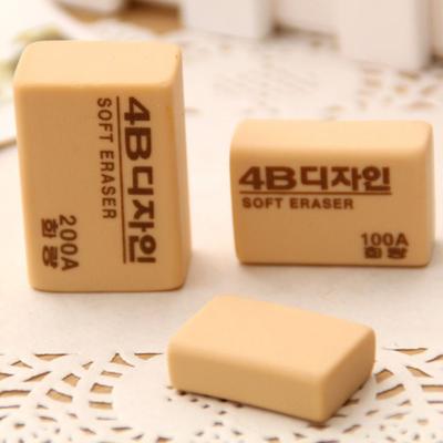 5pcs 50A/100A/200A 4B Pencils Eraser Wipe Pencil Handwriting Mini Size Learning Stationery