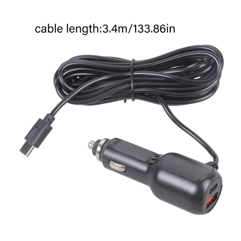 20W USB C Vehicle Chargers 18W .0 Port Small Current Allocation Vehicle Adapter for Car Electronics Charging Use