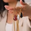 Phoenix Trend Light Luxury Neck Jewelry 18K Gold Plated Faux Baroque Pearl Style Pendant Necklace