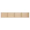 Wall Mount 84 CD / 56 DVD/Blu-ray/ Media Storage Rack 4 Cubes Wooden Shelf Organizer Unit Bookcase Display, Natural