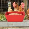 2Pcs Poultry Hangable Feeder Trough Chicken Feeding Cup Bird Chick Feeding Bowl Slot Container  Poultry Duck Goose Feeding Box