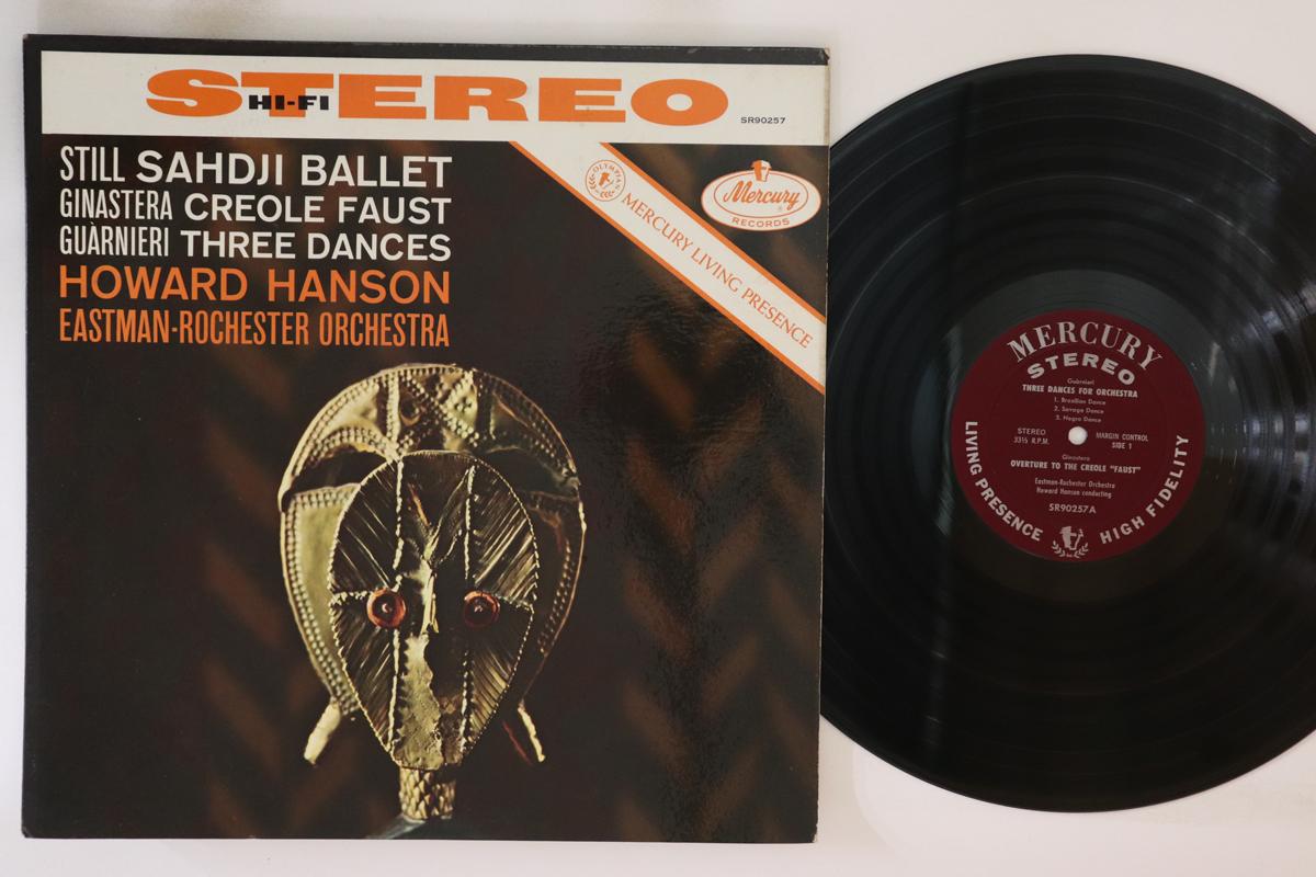 

LP Record WILLIAM GRANT STILL ALBERTO GINAST Sahdji Ballet Creole Faust Thre SR90257 MERCURY LIVING 1960 US Classical Used