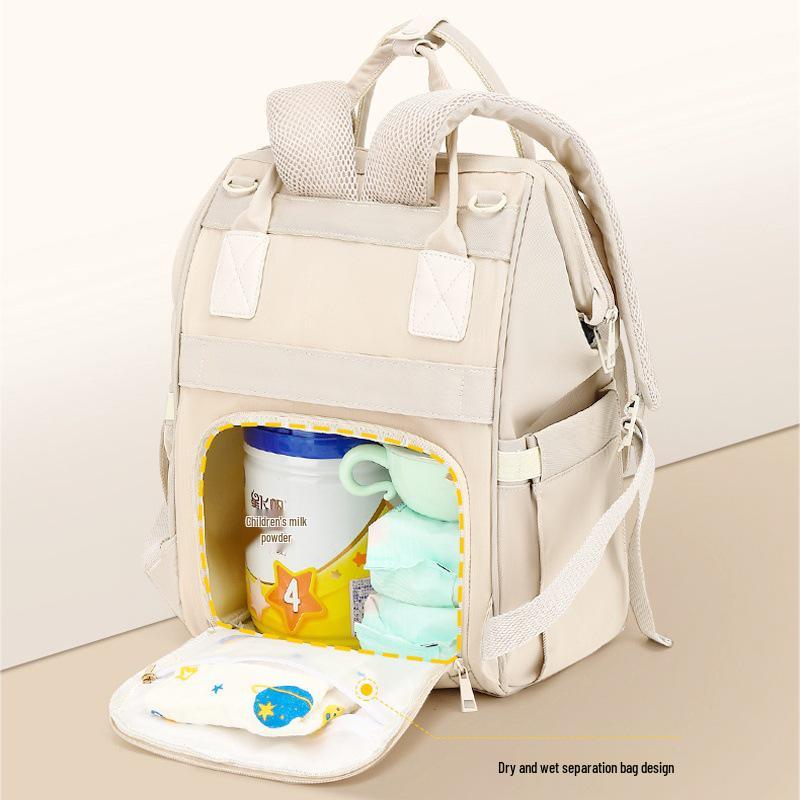 2025 Multifunctional USB Diaper Backpack for Moms and Babies