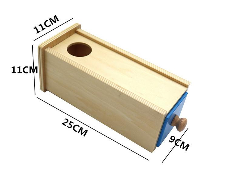 Montessori Infant & Toddler Triangular Prism Matching Box & Three-Color Ring Set - Early Education Teaching Aids.