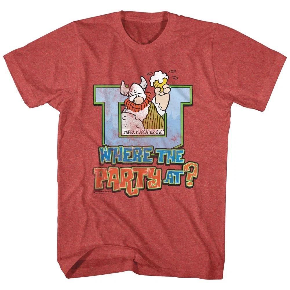 Hagar The Horrible - Where The Party At - Short Sleeve - Heather -  - T-Shi 100
