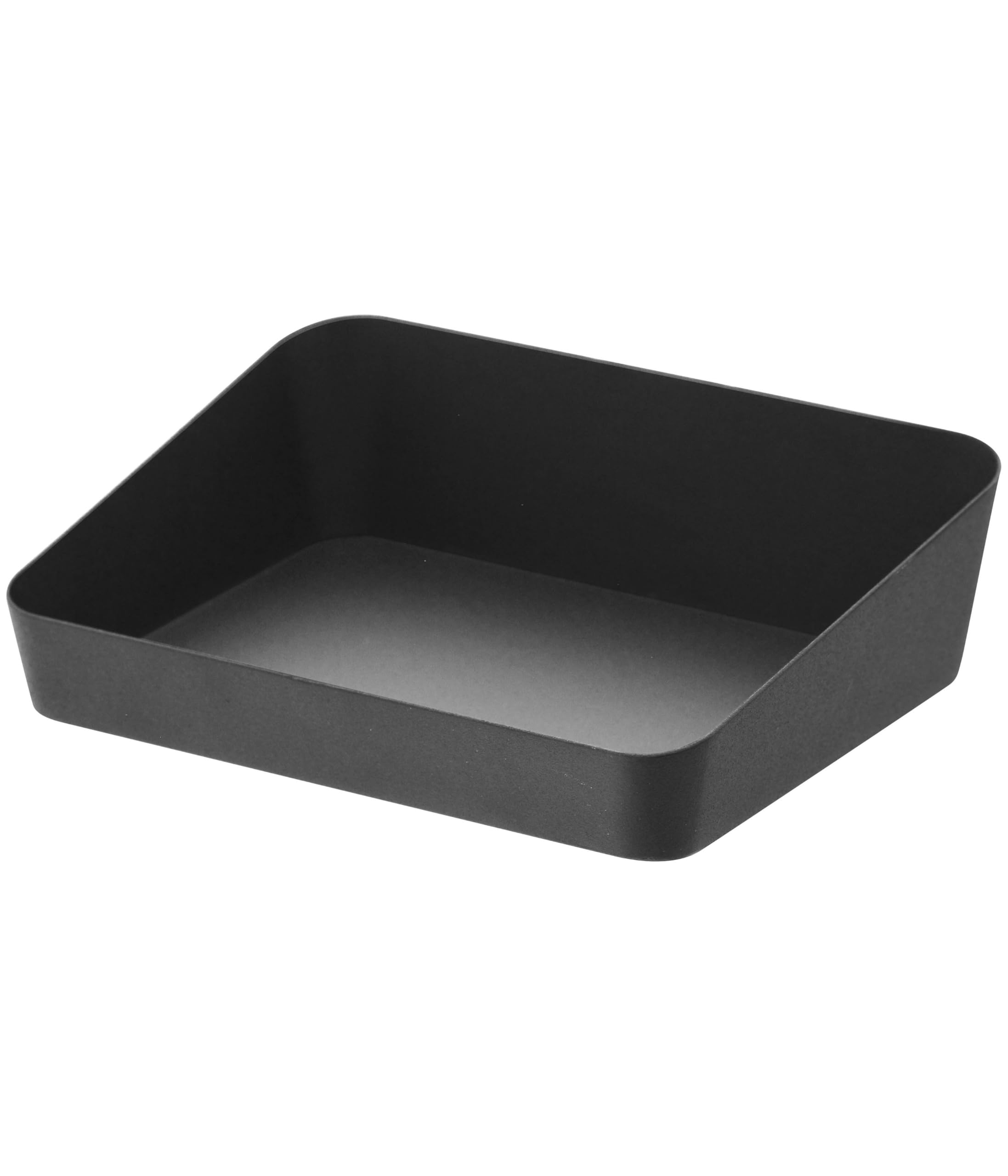 

Yamazaki Tower Amenity x x Small Item Storage Bathroom 4220 Box, Black, Approx. W17.5 D13.5 H5cm, Tray, Tabletop, чёрный