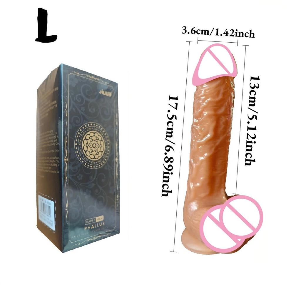 Waterproof Silicone Adult Sex Toys Soft Thick Realistic Dildo Anal Vagina Stimulator Penis Female Masturbator Massager Dick Cock