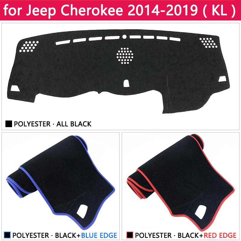 for Jeep Cherokee KL 2014 2015 2016 2017 2018  Anti-Slip Mat Dashboard Cover Pad Sunshade Dashmat Protect Car Accessories