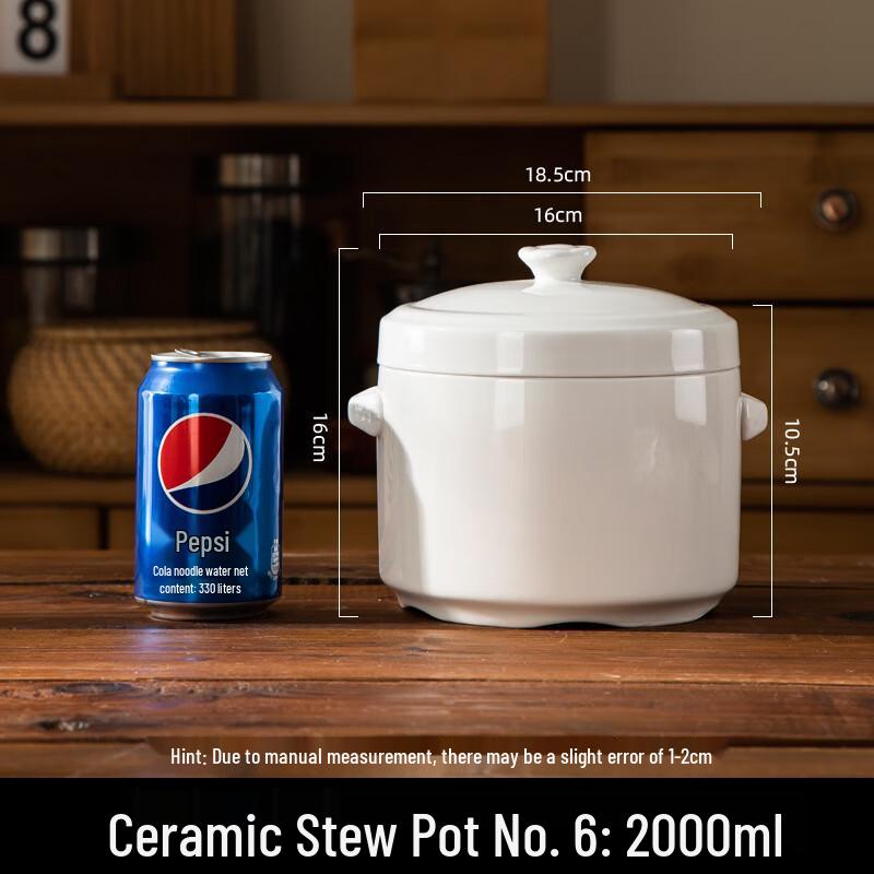 

Liliang Ceramic Double Boiler Stew Pot