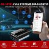 KINGBOLEN Soloscan Herramienta de Diagnóstico OBD2 para Ford/Mazda, Todos los Sistemas para iPhone y Android, 50+ Restablecimientos, Bidireccional, Prueba Activa, Actualización Gratuita de por Vida