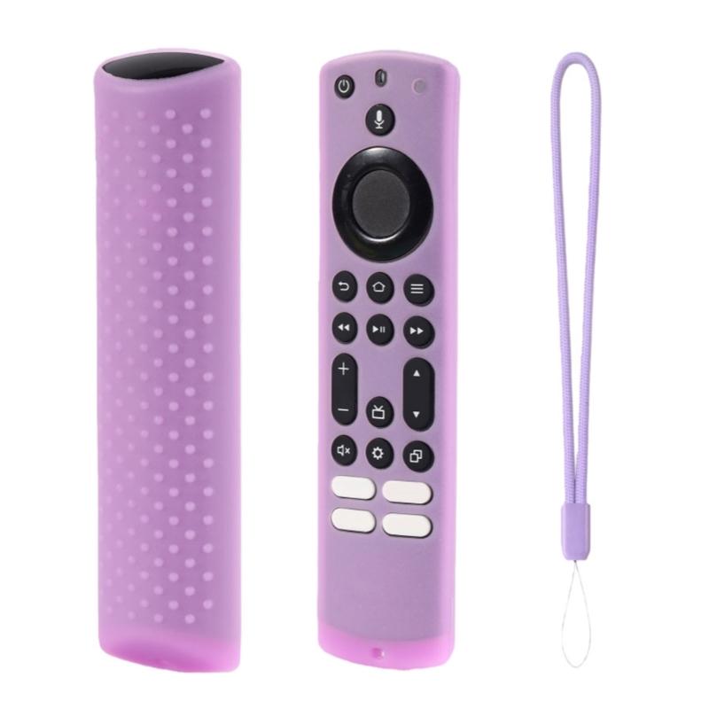 Protective Silicone Case for frie TV4 Remotes Shell Ensures Full Safety Against Drop Dust for Family Environment