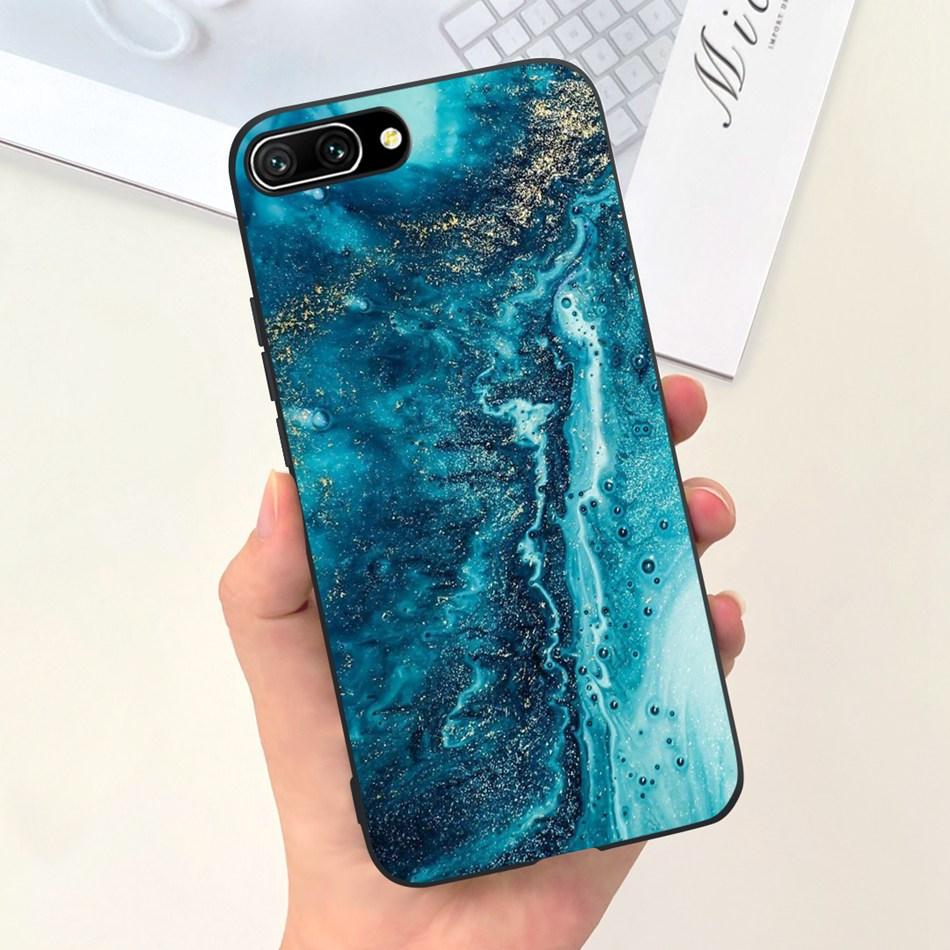 For Honor 10 Case Honor10 COL-L19 COL-L29 Fashion Moon Pattern Soft Silicon Protective Cover Phone Cases