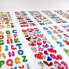 6pcs Letters Numbers Stickers 3D Puffy Cartoon Alphabet Stickers for DIY Craft Scrapbook Notebook Label Party Decor ZSY