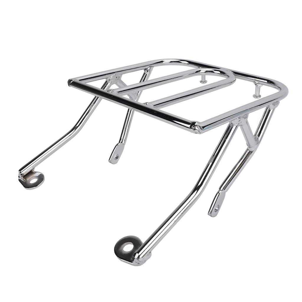 Motorcycle Front Luggage Rack Stainless Steel Polishing Surface Rustproof Cargo Holder Shelf for
