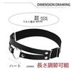 Aroncent choker collar necklace leg ladies leather belt stylish cute rock punk Harajuku party cosplay event lolita fashion accessories