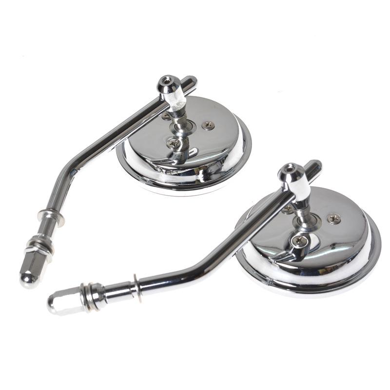 Retro chromované zpětné zrcátko pro motocykl Harley/Triumph