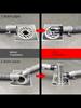 Washing Machine Drain Pipe Floor Drain Connector Anti-Odor Cover Reverse Pipe Three-Way Dual-Purpose Drain Pipe Special Connector Anti-Overflow