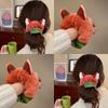 Fox Nick & Judy Crazy Animals Plush Hair Tie for Women - Cartoon Rubber Band