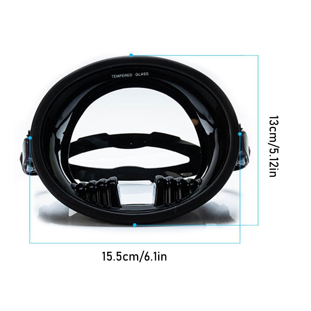 Snorkelling Mask Anti Leak Full Face Snorkel Set 180 Panoramic View Professional Classic Round Equipment Diving