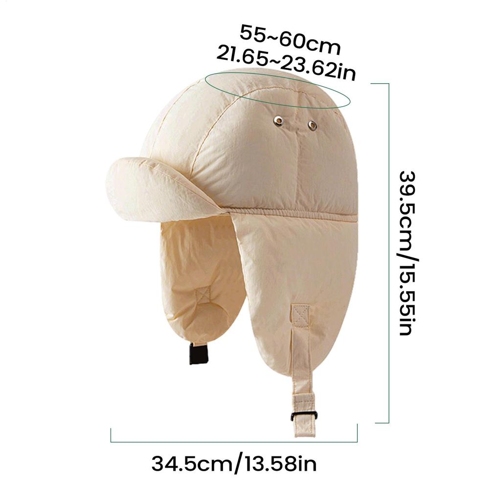 Winter Hat With Ear Flaps Thermal Headwear With Earflaps Outdoor Warm Hat For Outdoor Sports Cycling Hiking Camping Snowboarding