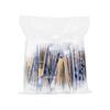 Cosmetic Cotton Swabs: Ear Cleaning, Makeup Remover, Eyeliner & Eyebrow Shaping, Tattooing Wood Sticks - 4 pcs/Small Pack
