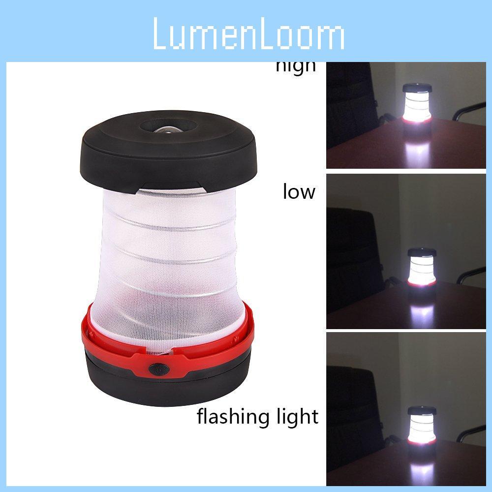 Outdoor Led Tent Light With Battery Power And Hanging Hook For Camping Trips