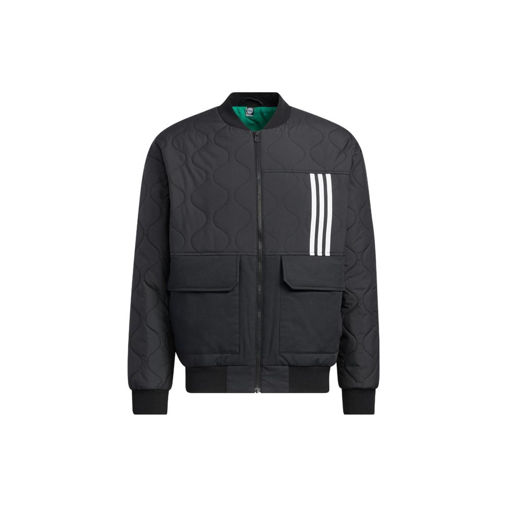 Adidas Puffer Jackets Unisex Black Baseball Collar Moderate Other HN4775