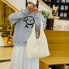 Commuter Large-capacity Tote Bag Female Popular Spring New Foreign Style Casual Simple Retro Shoulder Armpit Bag