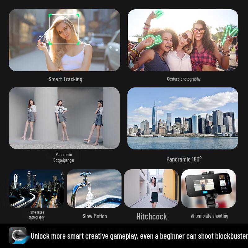 Ku Ke Zhe ZJ03 Smart Handheld Phone Gimbal Stabilizer