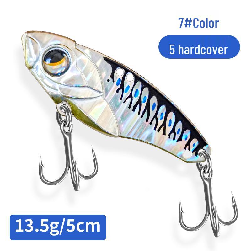 VIB Hard Bait Lure: Copper Sound, Snake Tail Lead Sinker, Long Cast, Outdoor Bionic Artificial Fishing Bait