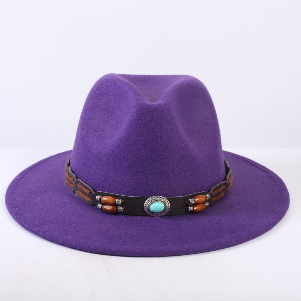 Popular European and American Classic Simple Flat-brimmed Top Hat Men's and Women's Fashionable and Elegant Versatile Jazz Hat Top Hat
